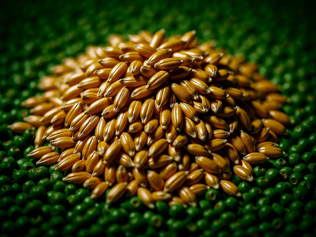 Macro texture of whole grains
